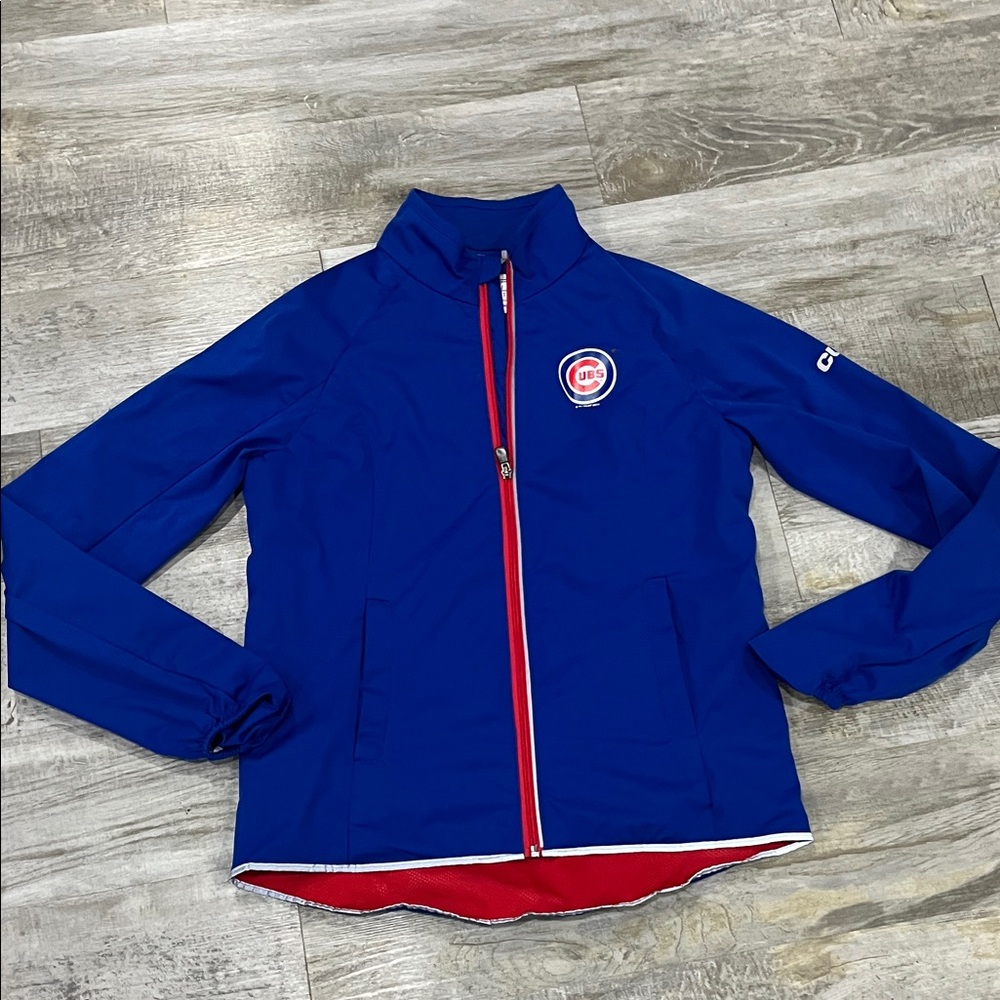 Chicago Cubs baseball jacket Blue Women's‎ Jacket genuine merchandise small